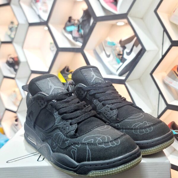 Jordan 4 Kaws Black